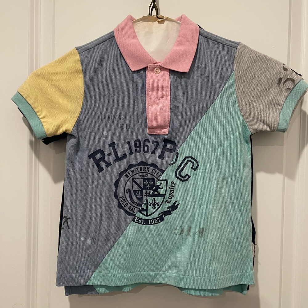 Bundle 4 colorful  Striped Polo Shirt for Kids - Picture 2 of 4